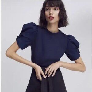 Ipekyol, Turkish designer top with puffy sleeves